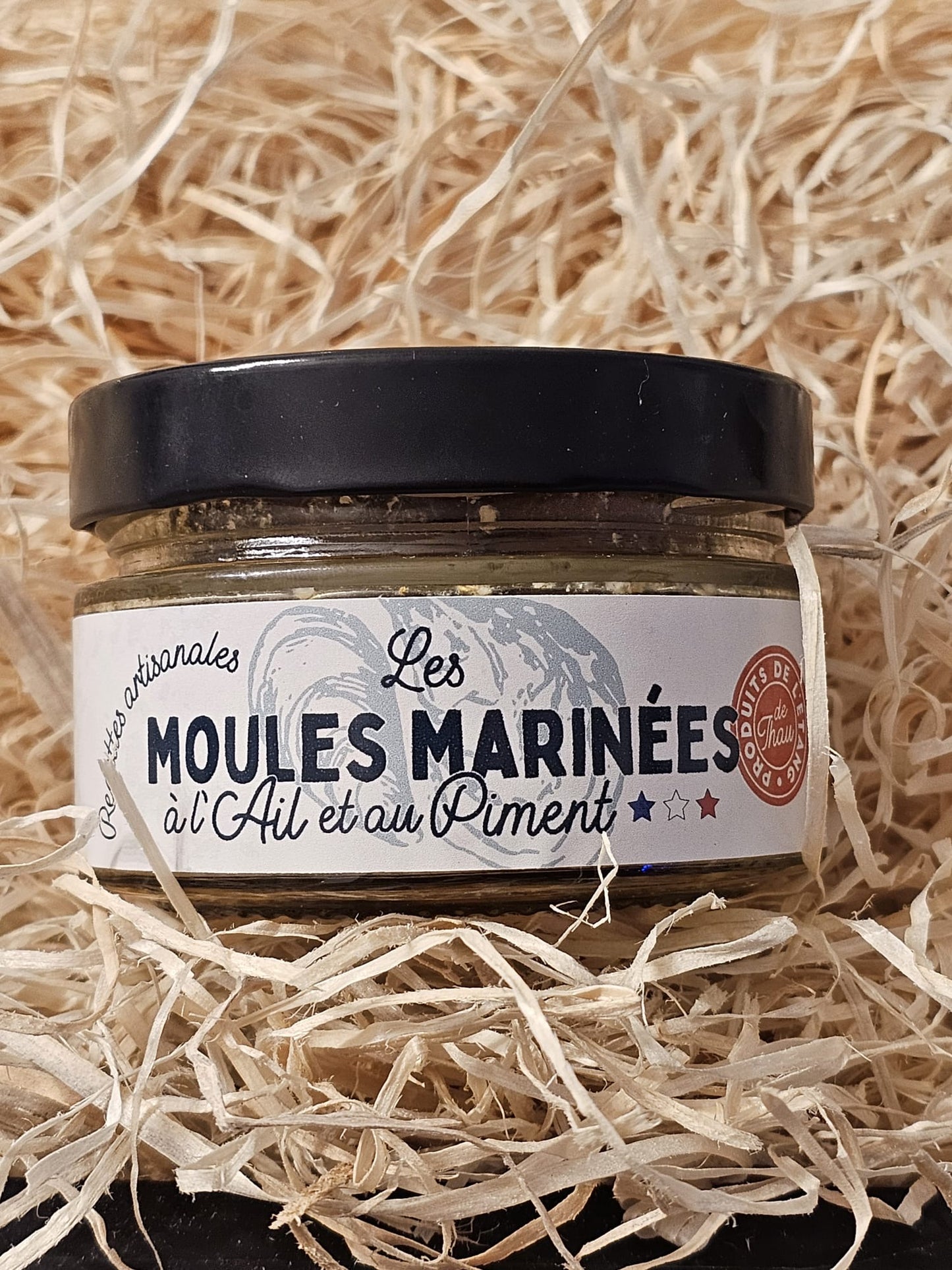 Moules marinées à l’aïl et au piment